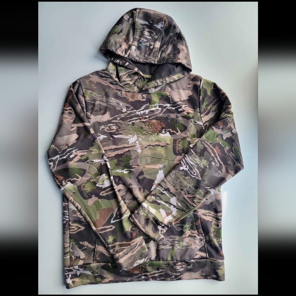 Men's Camouflage Under Armour Hooded Sweatshirt Camo